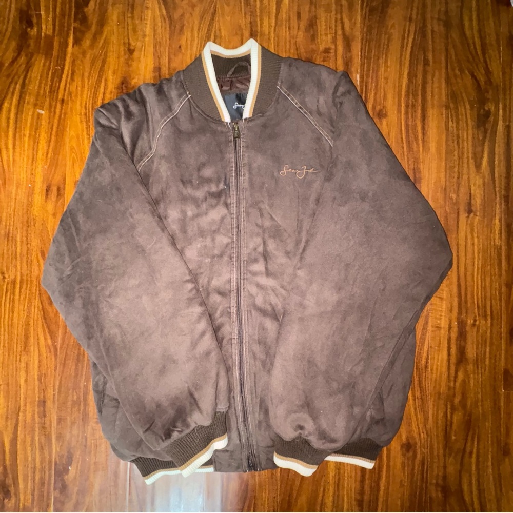 Sean John Chocolate Bomber Jacket